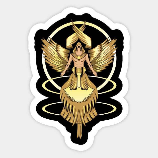 The Seraphim Archangel Sticker by Marciano Graphic